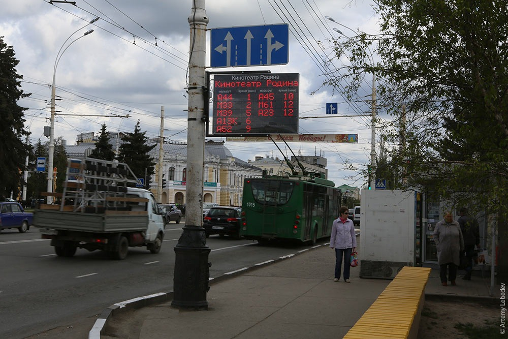 В Тамбове перестали работать все электронные табло на остановках В Тамбове перестали работать все электронные табло на остановках