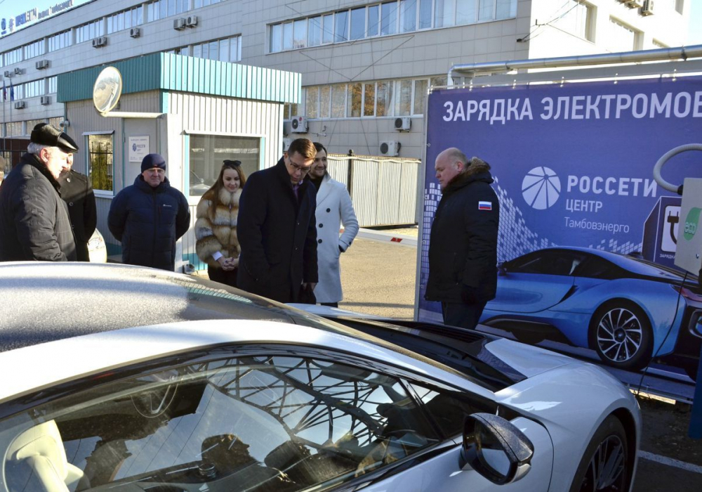 В Тамбове открыли ещё одну электрозаправку В Тамбове открыли ещё одну электрозаправку