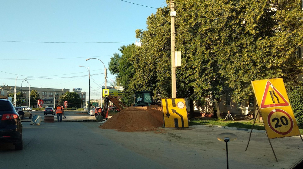 На Пролетарке сделали ливневку На Пролетарке сделали ливневку