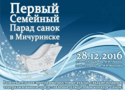 В Мичуринске пройдет первый в области семейный парад санок В Мичуринске пройдет первый в области семейный парад санок