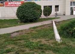 Рухнувший столб на Бульваре Энтузиастов Тамбова ищет своего владельца Рухнувший столб на Бульваре Энтузиастов Тамбова ищет своего владельца