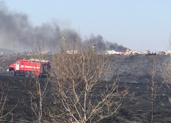 Полигон «КОМЭК» на северном обходе Тамбова оказался в опасной близости от очага возгорания Полигон «КОМЭК» на северном обходе Тамбова оказался в опасной близости от очага возгорания