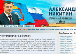 Сайт «Прямая линия с Александром Никитиным» снова в строю Сайт «Прямая линия с Александром Никитиным» снова в строю