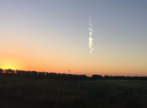 Падение метеорита видели жители соседних с Тамбовской областей Падение метеорита видели жители соседних с Тамбовской областей
