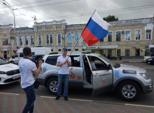 Маршрут в форме @ проедут участники автопробега ТГТУ Маршрут в форме @ проедут участники автопробега ТГТУ