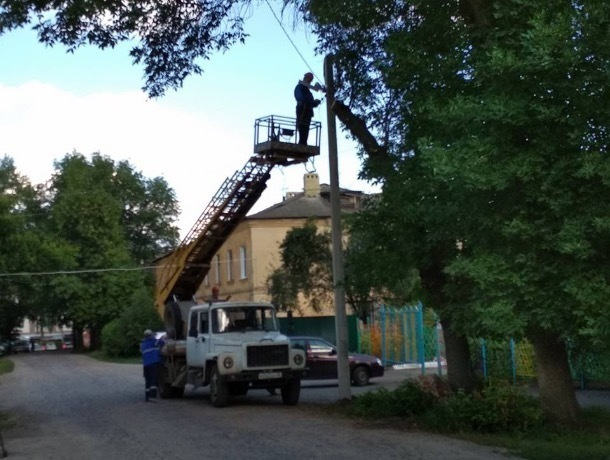 На улице Физкультурников, что в Летке, установили светильники На улице Физкультурников, что в Летке, установили светильники