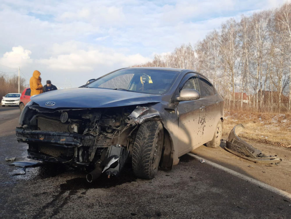 Водитель «Kia Rio» на трассе «Тамбов-Котовск» устроил тройное ДТП